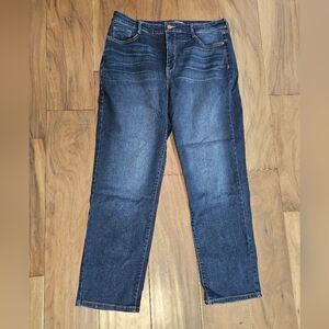 Nine West Womens Size 16 Curvy Slim Straight Jeans